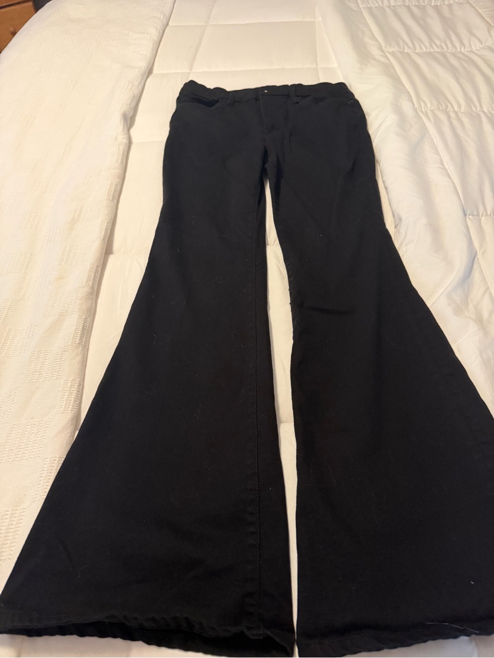 Good American Black Flare & Wide Leg Jeans